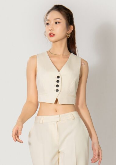 ÁO VEST GILE CROPTOP VW0119