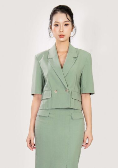 ÁO BLAZER CROPTOP NJ0192