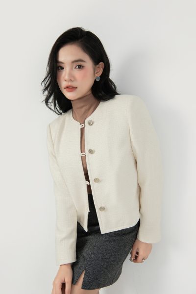 ÁO TWEED NJ0261-B N